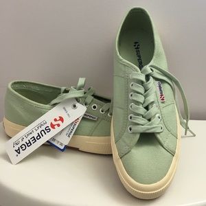 🍁SALE🍁 Superga Mint Green Italian Sneakers, 8.5